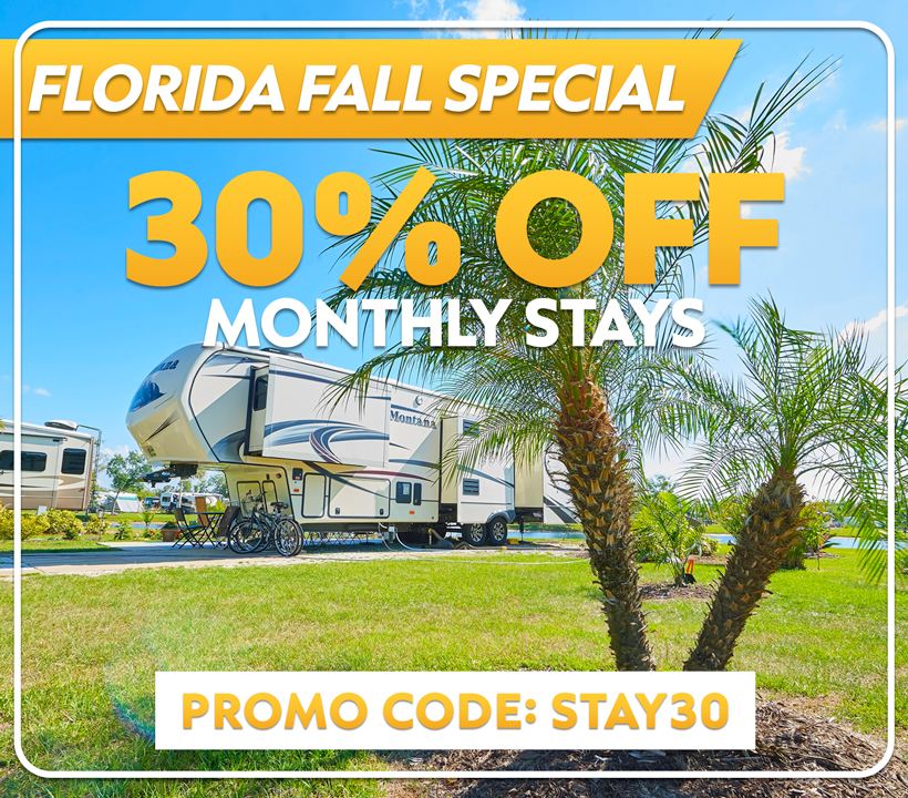 Take 30% off a monthly Florida stay | Promo code STAY30